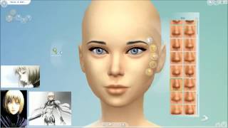 The Sims 4 - Creating anime character - EPISODE 1 - Claire Claymore