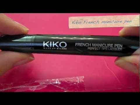French manicure: Video confronto smalto contro penne per french Kiko e Layla