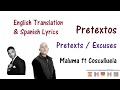 Pretextos - Maluma ft Cosculluela - Lyrics English and Spanish