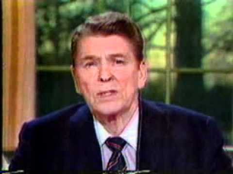 President Reagan's address to the nation after space shuttle Challenger