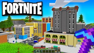 I Built TILTED TOWERS from Fortnite in Minecraft!