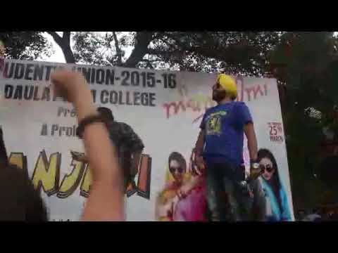 Movie Permotion Ambarsariya at Daulat Ram College D. U New Delhi ( India)  2016 By Acoustic Events