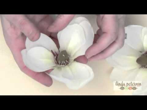 How to Make Magnolia Floral Wedding Centerpieces by Linda Peterson