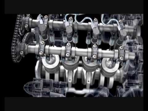 Mercedes EClass Coupe New 4cylinder Diesel engine Animation