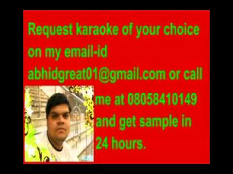 Upar khuda aasman neeche karaoke - Kacche dhaage.flv