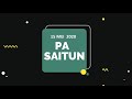 PA Saitun 15 Mei 2020