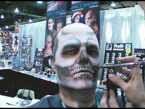 makeup skull. Creepy Skull Halloween Makeup