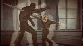 Full Metal Alchemist: Conqueror of Shamballa intro.