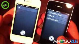 Dos iPhones 4S: Siri hablando con otro Siri