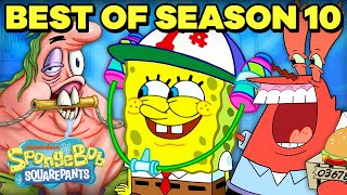 BEST of SpongeBob Season 10! (Part 2) 🏆 | 50 Minute Compilation | SpongeBob Squa