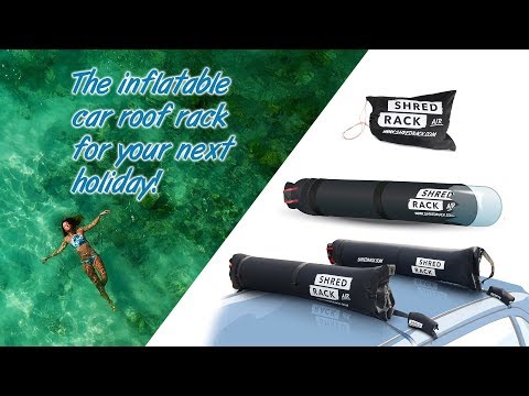 Car Roof Rack Shred Rack - the most useful inflatable roof rack in the world- perfect for travelling