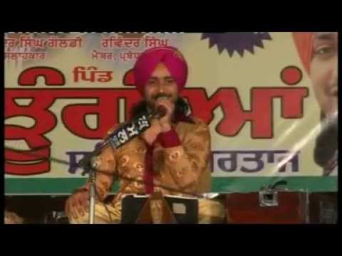 satinder sartaj live pind jhungian 2013 near kharar mohali part...