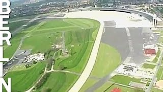 Tempelhofer Feld, Luftaufnahme Flughafen Berlin-Tempelhof 1991