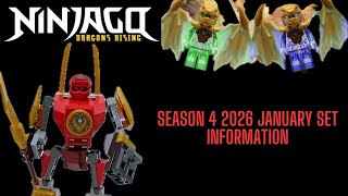 Ninjago Dragons Rising Season 4 2026 January Set Information Important Info