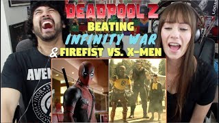 DEADPOOL 2 "Beating Avengers" TRAILER & "Firefist Vs. X-Men" MOVIE CLIP REACTIONS!!!