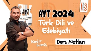 7) AYT Edebiyat - Şiir Bilgisi 2 - Kadir GÜMÜŞ - 2024