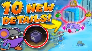 10+ Changes \& NEW Details You Missed in Paper Mario TTYD Remake! (New Badges, Battle Toads \& More!)