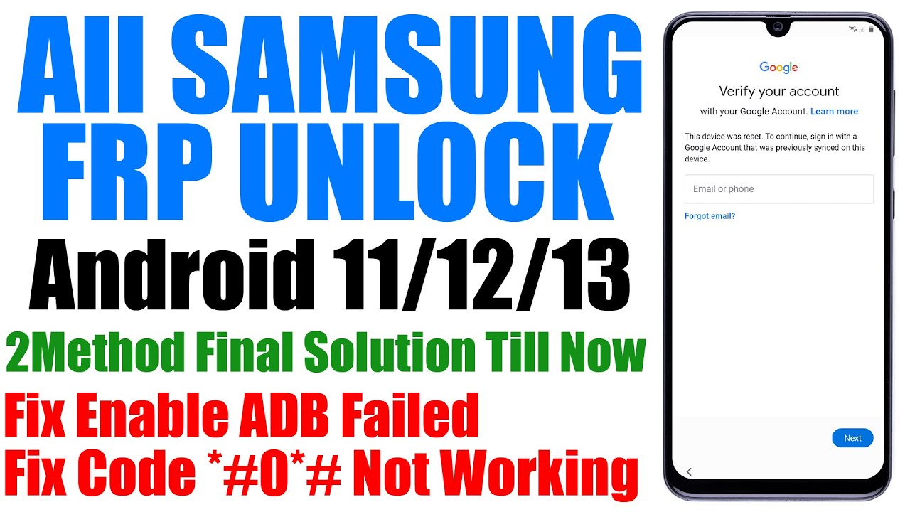 Samsung Android 13 FRP Bypass || Samsung FRP Tool 2023 Samsung Android 13 FRP Bypass || Samsung FRP Tool 2023
