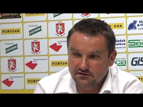 Tisková konference po utkání FC Hradec Králové - FC Sellier & Bellot Vlašim 2:1