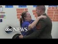 US Marine Surprises Mom at School