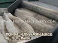 Cotton waste recycling machine