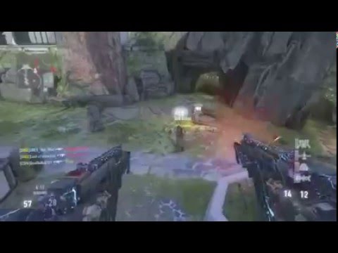 CALL OF DUTY ADVANCED WARFARE: PLAYING AROUND WITH THE FANCY 2 MACHINES GUNS