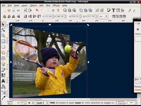 Inkscape-Screencast5 - Photo Popping Fun
