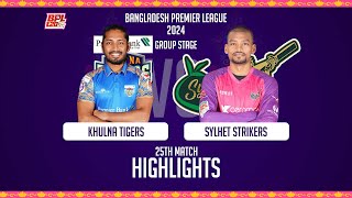 Khulna Tigers vs Sylhet Strikers  || 25th Match   || BPL 2024