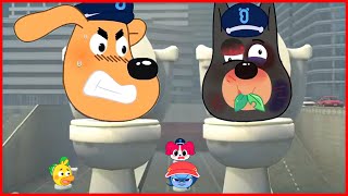 Sheriff Labrador - Skibidi Toilet Meme Song ( Part 31 )