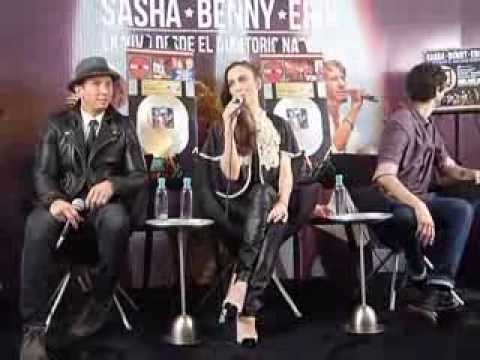 SASHA.BENNY.ERIK comentan y agradecen TRIPLE PLATINO + ORO / DISCO DE ORO