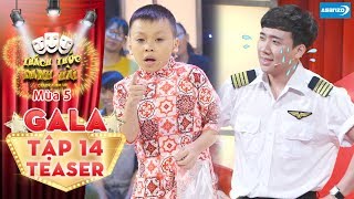 Thách thức danh hài 5|Teaser tập 14 (GALA): Thánh chửi nhí trở lại & hạ gục Trấn Thành trong tít tắc