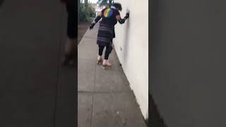 Girl Rollerskating