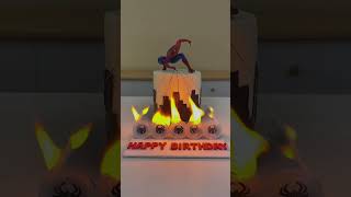 Swinging Into Birthday Time With Spidey Style! 🕷️🎂 #Thatlittlepuff #Superherosnacks #Cakeoftheday