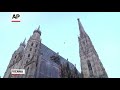 Raw: Tightrope Walk Between Cathedral Spires