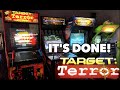 Putting the Final Touches on my Target Terror Gold Cabinet | It's DONE!