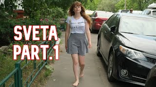 Sveta - A Barefoot Girl In A Short Skirt Pt.1 From City-Feet