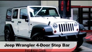 Spyder Auto Installation: 2007-2013 Jeep Wrangler 4-Door Step Bars