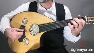 Ud Dersi̇ 4 Sol El Parmak Baski Çalişmalari - Ud Tutuşu Ve Pozisyon Çalışması