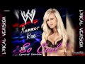 WWE : Summer Rae Unused NXT Theme - "So Cool" (Lyrical Version) + [Download][HD]