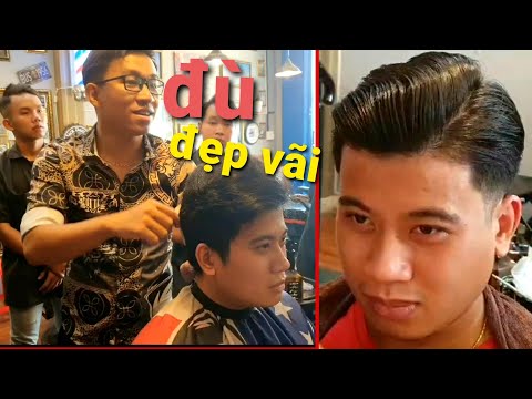 Cắt và hướng dẫn ép từ tóc xù thành tóc mượt cổ điển