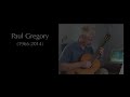 "Elegy" for Paul Gregory (1966-2014)