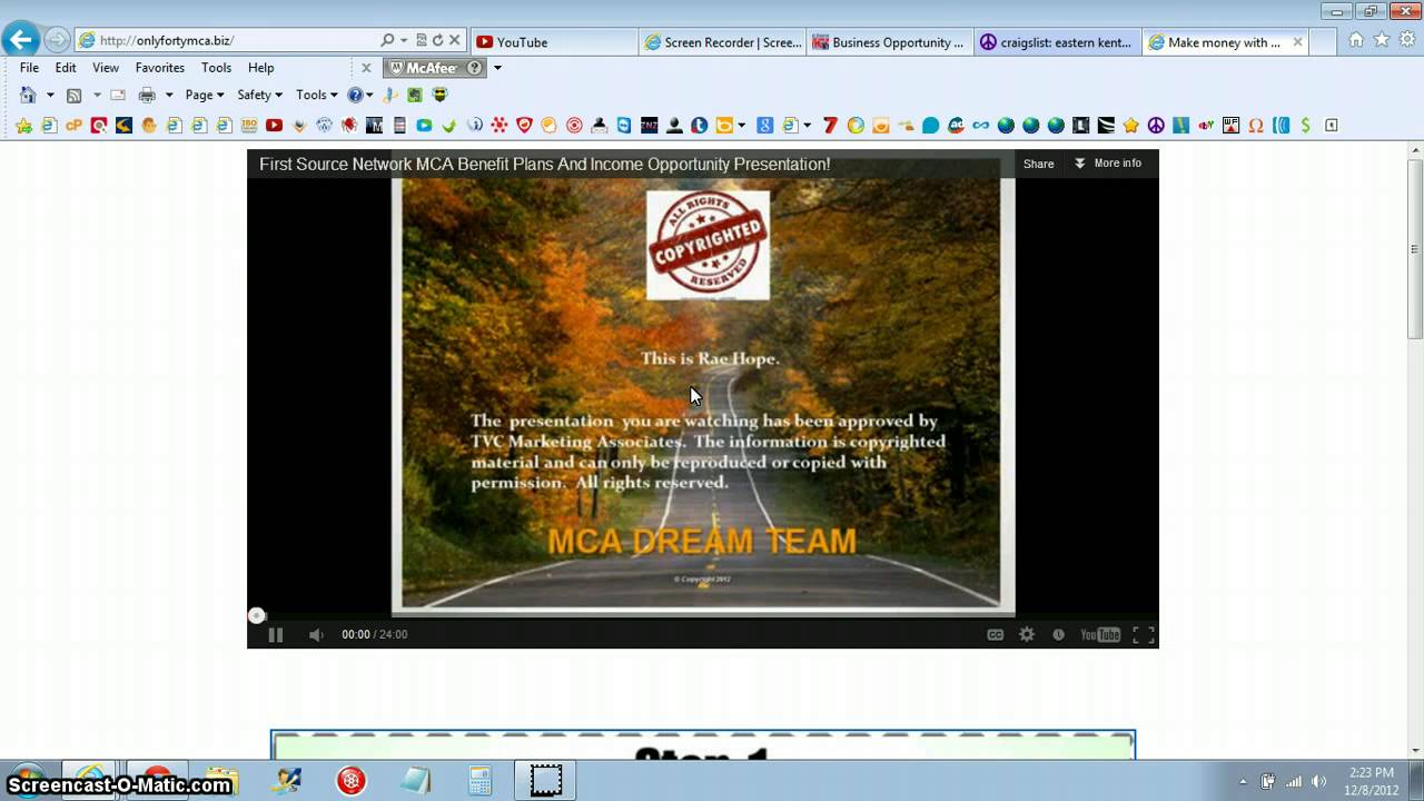 free mca lead capture page system youtube lead capture page