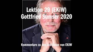 Lektion 29 (EKiW) Gottfried Sumser 2020