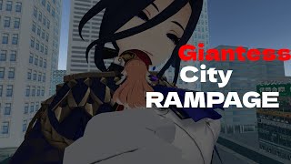Giantess Clorinde City Rampage