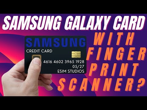 Samsung Credit Card Biometric IC Fingerprint Scanner Samsung Credit Card Biometric IC Fingerprint Scanner