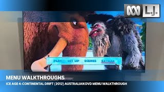 Ice Age 4 Continental Drift 2012 Australian Dvd Menu Walkthrough