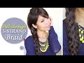 How to: Intricate Pull-through 3-Strand Braid Hair Tutorial
