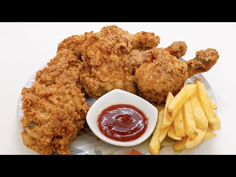 Cách làm Gà Rán kiểu KFC tại nhà | KFC style Fried Chicken Recipe | Nga’s Kitchen