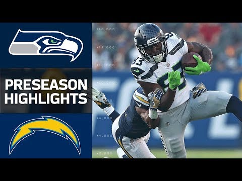 Seahawks Vs Chargers Nfl Preseason Week 1 Game Highlights Seahawks Vs Chargers Nfl Preseason Week 1 Game Highlights