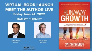 Runaway Growth! - “Meet the Author” LIVE – Satish Shenoy – Book Launch!
